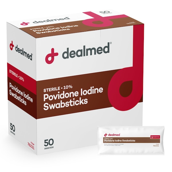 Dealmed POVIDONE IODINE 10 SWAB 1'S 781021 Zoro